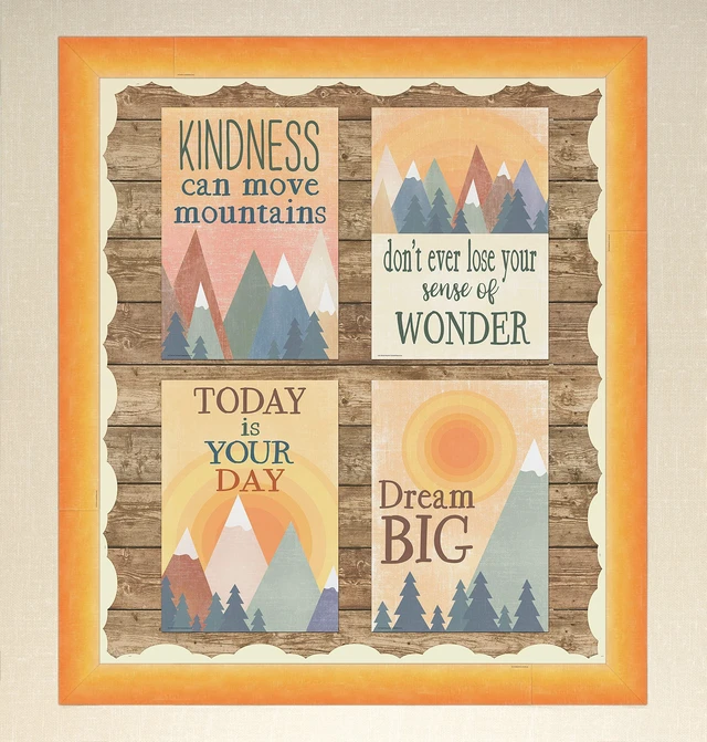 Alt view image 4 of 7 - Rustic Wood Better Than Paper Bulletin Board Roll (TCR77884)