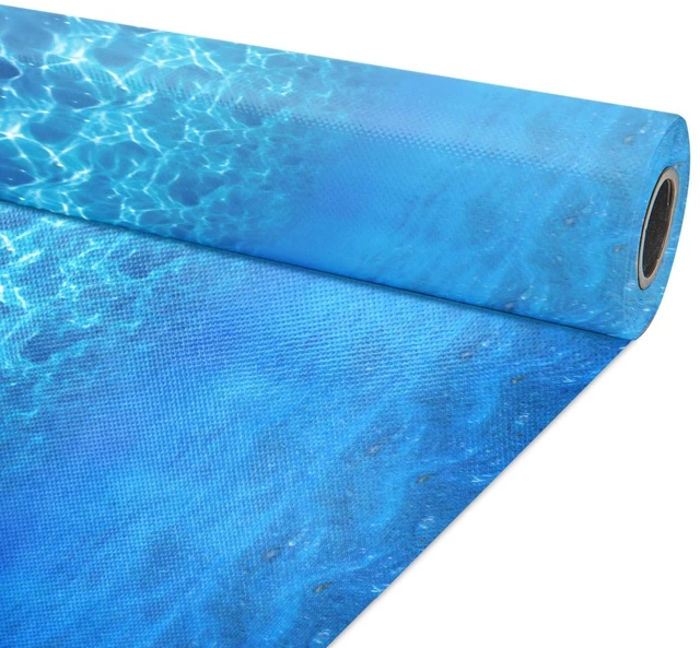 Main image of Ocean Sea Bulletin Board Paper Roll,14.8FTx47IN Large Reusable Waterproof Erasable Classroom Wall Background Backdrop, Fade-Resistant Fabric Wrapping Paper School Decors Teacher Supplies