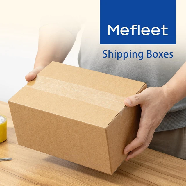 Alt view image 5 of 6 - 10x7x5" Shipping Boxes 50 Pack Corrugated Cardboard Box Brown 3 Layers, Bulk quantity, Packaging for Small Business, Mailer Mailing Packing Supplies