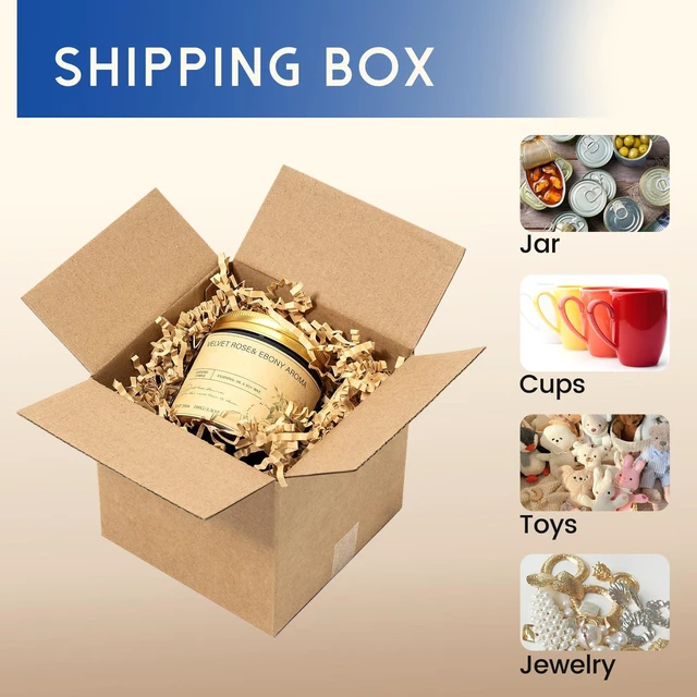 Alt view image 3 of 6 - 4x4x4" Small Shipping Boxes 100 Pack Corrugated Cardboard Box Brown Bulk quantity, Packaging for Small Business, Mailer Packing Supplies