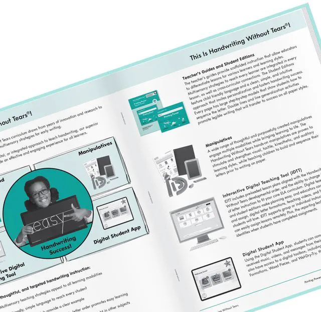 Alt view image 6 of 7 - Printing Power Teacher's Guide, 2nd Grade+ Scripted lessons for Printing Power workbook for Ages 7+, fine motor activities, build school writing readiness