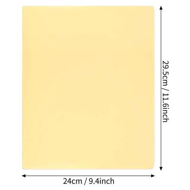 Alt view image 3 of 7 - 24pcs Plastic Folders with Pockets, Heavy Duty Pocket Folders, 2 Pocket File Folders with 2 Business Card Holder, 8 Colors, Letter Size, A4 Size, for Office School Filing Supplies