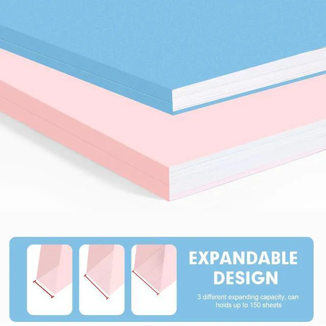 Alt view image 4 of 7 - File Folder, 250 Pack Colored File Folders, 1/3 Cut Tab File Folder Letter Size, Filing Folders with Tabs for Office School Business Use, Assorted 10 Colors
