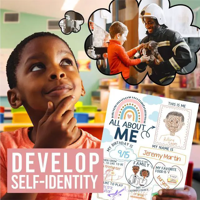 Alt view image 7 of 7 - 20 All About Me Posters Elementary Classroom Decor, Star Student Poster 100 Days of School Items, Student of the Week Poster Elementary Classroom Must Haves, End of School Year Teacher Supplies