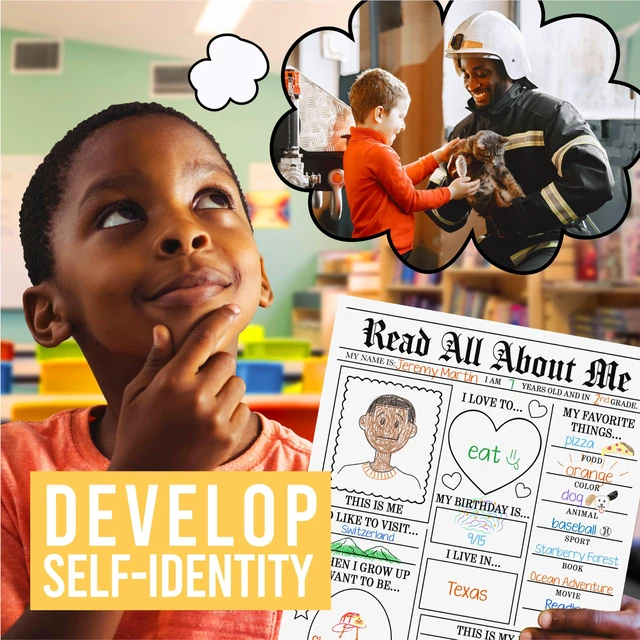 Alt view image 7 of 7 - 20 All About Me Posters Elementary Classroom Decor, Star Student Poster 100 Days of School Items, Student of the Week Poster Elementary Classroom Must Haves, End of School Year Teacher Supplies