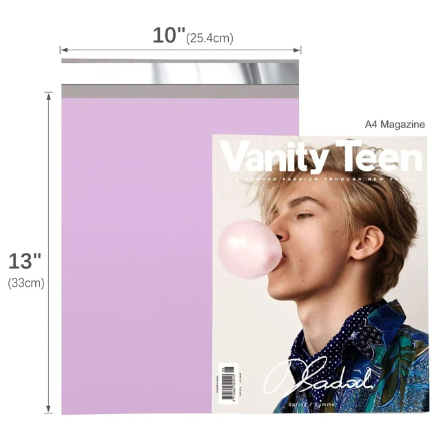 Alt view image 2 of 7 - Poly Mailers 10x13" 200 Pack,Shipping Bags For Clothing,Light Purple Strong Adhesive Packaging Mailers Poly Bag,Waterproof Self Seal Mailing Envelopes,For Books Clothes Business,Boutique&Online