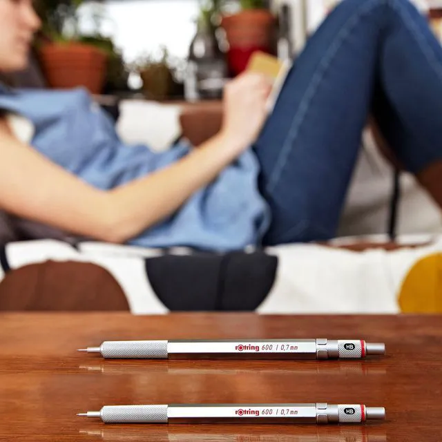 Alt view image 6 of 7 - 600 Mechanical Pencil 0.5 mm Blue Full-Metal Pencil Body Hexagonal Drafting Stocking Stuffer Holiday Gifts for College Students Christmas Gifts for Teachers