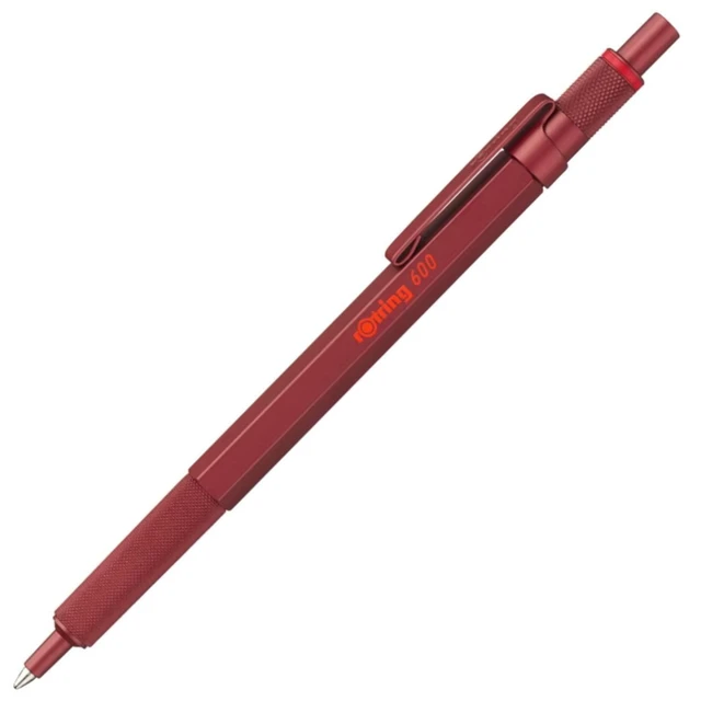 Alt view image 4 of 5 - 600 Ballpoint Pen, Medium Point, Black Ink, Red Barrel, Refillable