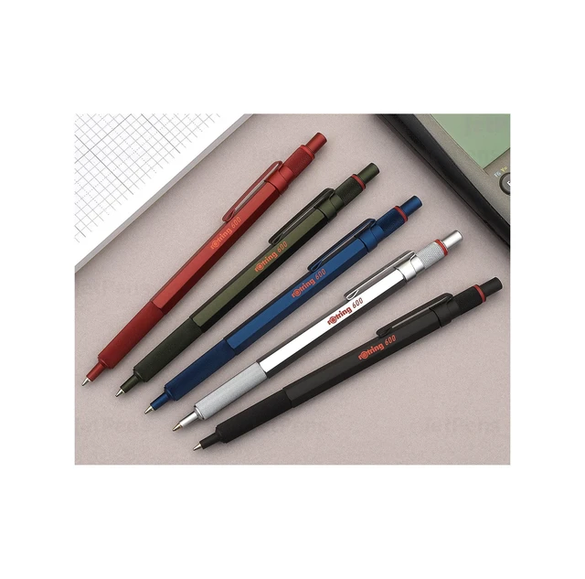 Alt view image 5 of 5 - 600 Ballpoint Pen, Medium Point, Black Ink, Red Barrel, Refillable