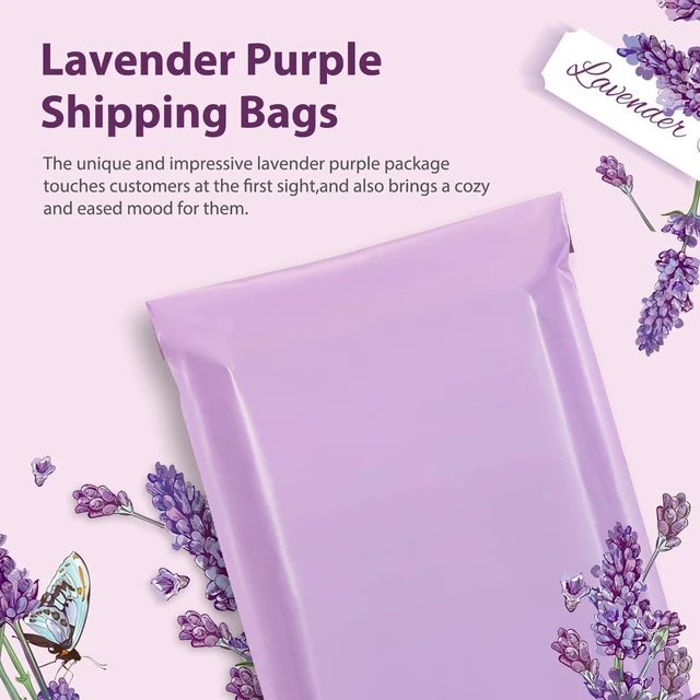 Alt view image 6 of 7 - Poly Mailers 12x15.5" 50Pcs,Shipping Bags For Clothing,Light Purple Strong Adhesive Packaging Mailers Poly Bags,Waterproof Self Seal Mailing Envelopes for Clothes Small Business,Boutique&Online