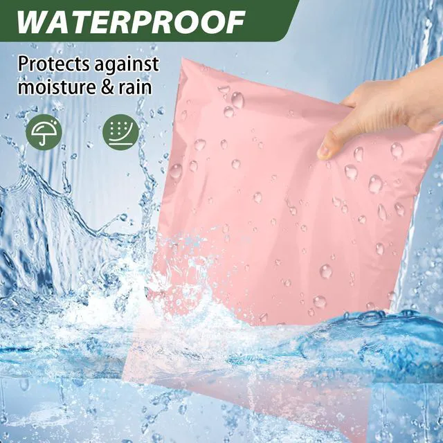 Alt view image 7 of 7 - 10Pack Thick Large Poly Mailers Bags 19x24 for Clothes and Small Bussiness Large Shipping Bags pink with self adhesive for Clothing and Packaging