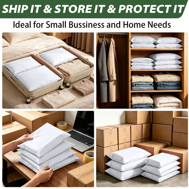 Alt view image 6 of 7 - 10Pack Thick Large Poly Mailers Bags 19x24 for Clothes and Small Bussiness Durable shipping bags waterproof with self Adhesive for packaging clothing
