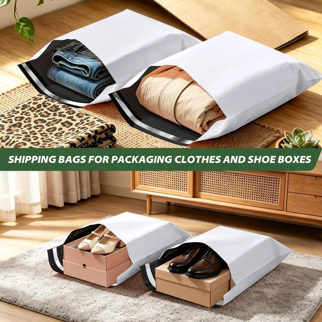 Alt view image 4 of 7 - 10Pack Thick Large Poly Mailers Bags 19x24 for Clothes and Small Bussiness Durable shipping bags waterproof with self Adhesive for packaging clothing