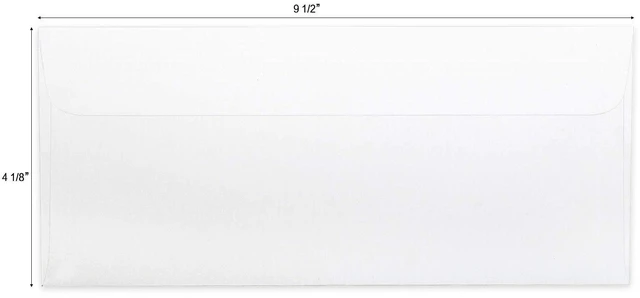 Alt view image 2 of 7 - #10 Security Self-Seal Envelopes, No.10 Windowless Bussiness Envelopes, Security Tinted with Printer Friendly Design - Size 4-1/8 x 9-1/2 Inch - White - 24 LB - 500 Pack