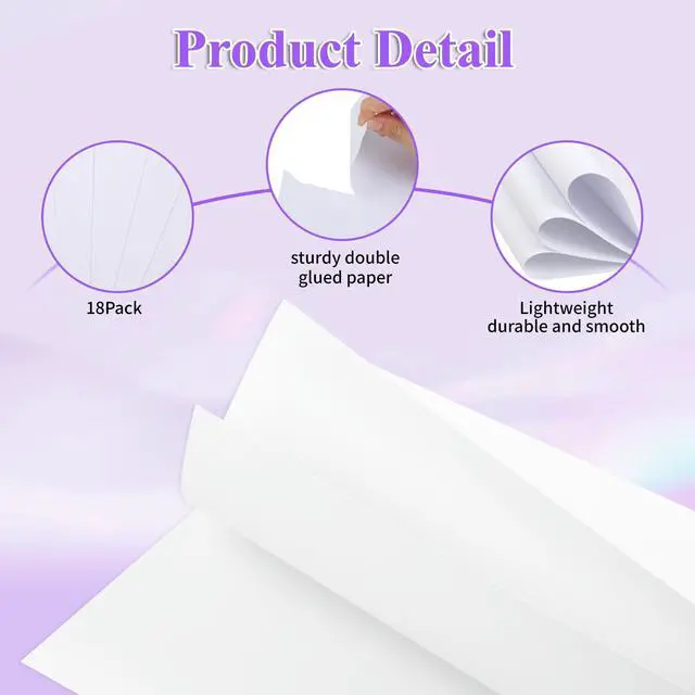 Alt view image 3 of 7 - 18Pack Poster Board, 11in x 14in White Poster Boards, Posterboard, Poster Board Paper for Crafts, DIY, Drawing (Pack of 4)