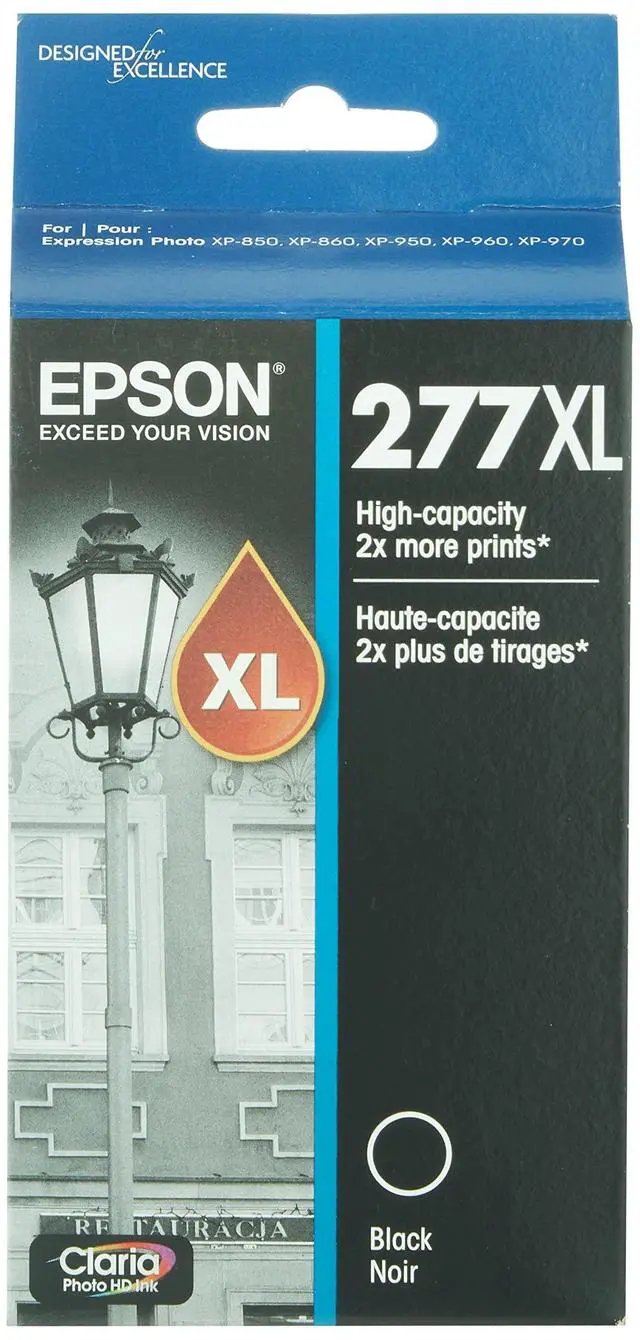 Alt view image 2 of 7 - T277 Claria Photo HD -Ink High Capacity Photo Black -Cartridge (T277XL120-S) for Select Expression Printers (Pack of 2)
