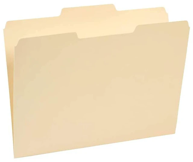 Alt view image 4 of 5 - File Folders, Letter Size, 1/3Cut Tabs, Assorted Positions, Manila, Durable Paper Stock, 500/Pack