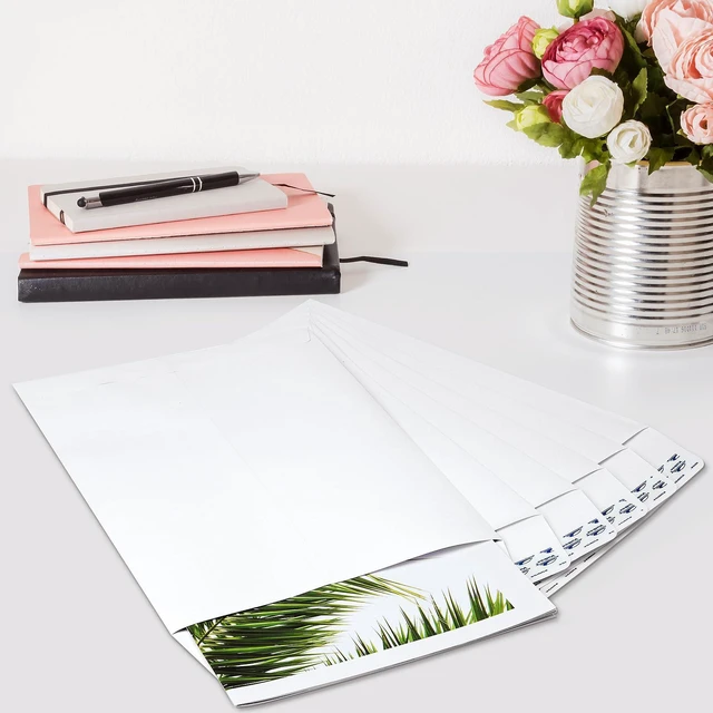 Alt view image 6 of 7 - 9x12 Self Seal Catalog Envelopes 250 Packs White Envelopes with Peel and Seal Flap for Mailing, Organizing and Storage