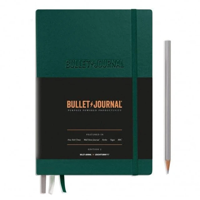 Alt view image 4 of 7 - 368952 Bullet Journal Edition 2 Green23, Medium A5, Hardcover, 206 Numbered Pages,Dotted
