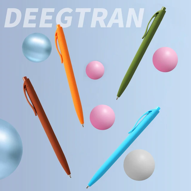 Alt view image 6 of 6 - Pens Bulk, 50 Pack No Bleed Sky Blue Click Pen, Wholesale Retractable Ballpoint Pens, Pens Medium Point, Smooth Ink Pen, 1.0MM Sky Blue Ink