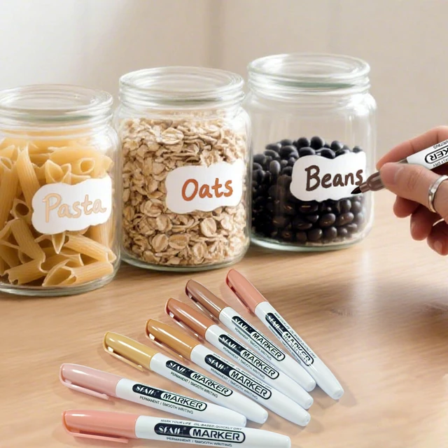Alt view image 7 of 7 - 24 Skin Tone Permanent Markers - Assorted Portrait Colors, Fine Tip Alcohol-Based Markers for Portrait, Figure, Animals, Trees Painting, Coloring Book, Decorate Wood, Quick-Dry, Fade Resistant