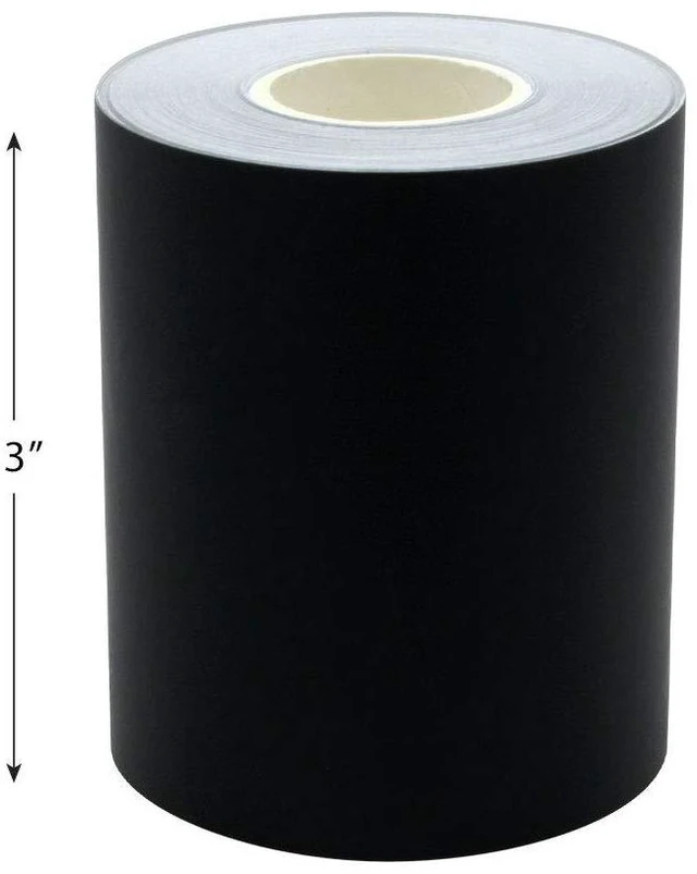 Alt view image 6 of 7 - Black Straight Rolled Border Trim - 50ft - Decorate Bulletin Boards, Walls, Desks, Windows, Doors, Lockers, Schools, Classrooms, Homeschool & Offices