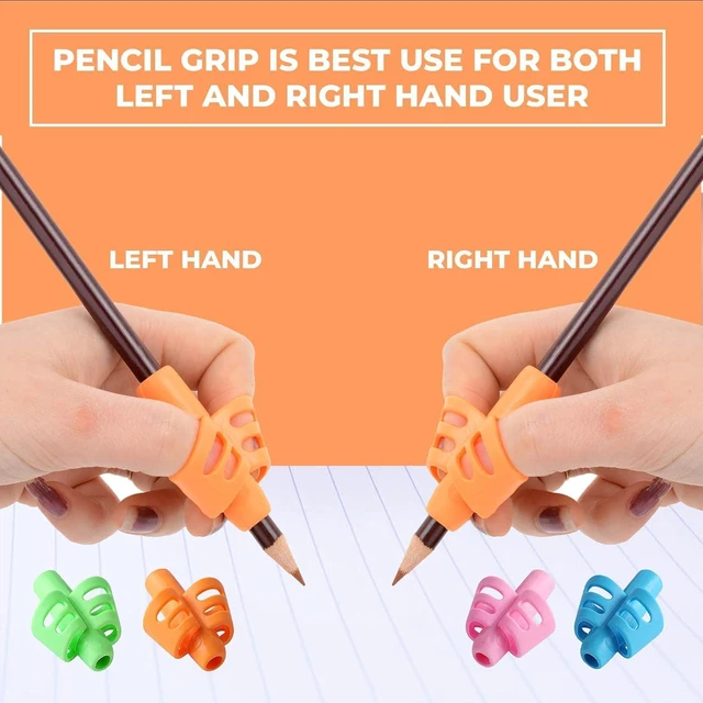Alt view image 4 of 5 - 60 Pcs Pencil Grips for Kids Handwriting Pencil Holder for Kids Posture Correction Writing Training for Toddlers Silicone Pencil Grip Bulk
