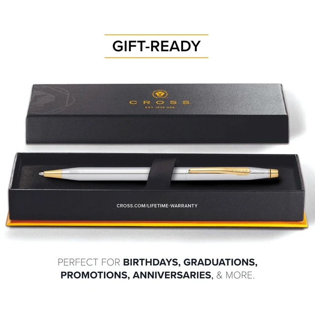 Alt view image 6 of 7 - Classic Century Medalist Ballpoint Pen, Medium Point, Black Ink Refillable Pen for Effortless Writing, Durable Construction, Premier Distinctive Look, Gift-Ready Presentation