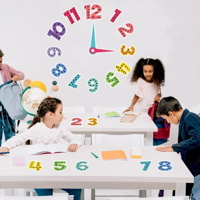 Alt view image 4 of 6 - Multiple Math Posters Multiplication 1-12,Rainbow,Rainbow Color Multiple Math Posters, 1 to 12 Counting Numbers, Classroom Must Haves, Educational Chart, Elementary Leaning Tools