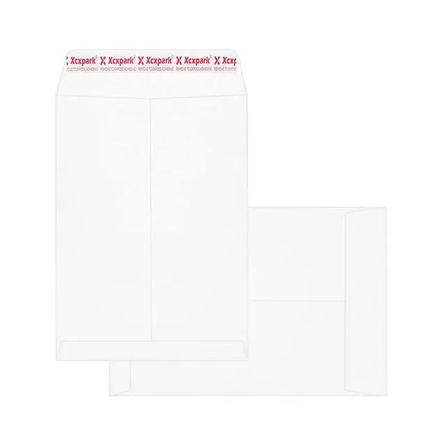 Alt view image 7 of 7 - 250 PCS 9x12 inches Security Catalog Envelopes Printable Self Seal Envelopes, Anti Tear White Kraft Envelopes for Invitation Cards, Pictures, Photos, Documents