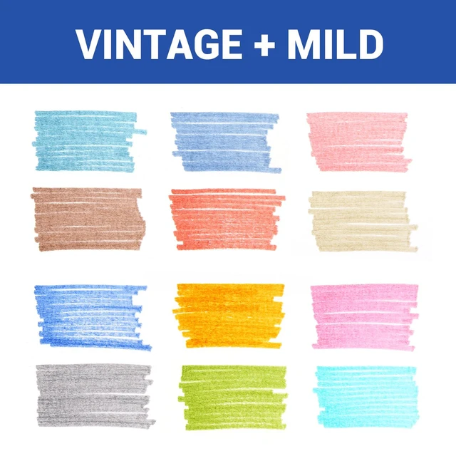Alt view image 2 of 7 - Retractable Highlighters Assorted Colors: Chisel Tip Click Aesthetic Highlighter Marker Pens Pack Multi Colored Ink No Bleed Smear for Highlighting Journaling (12ct Mild+Vintage)