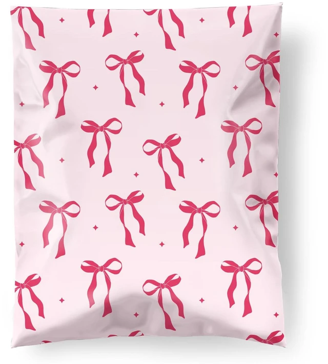 Main image of Poly Mailers 14.5x19" 50pcs,Cute Shipping Bags for Clothes,Pink Bows Self Adhesive Mailing Shipping Envelopes,Waterproof Mailers Poly Bags,Large Packaging Bags for Business,Boutique&Online