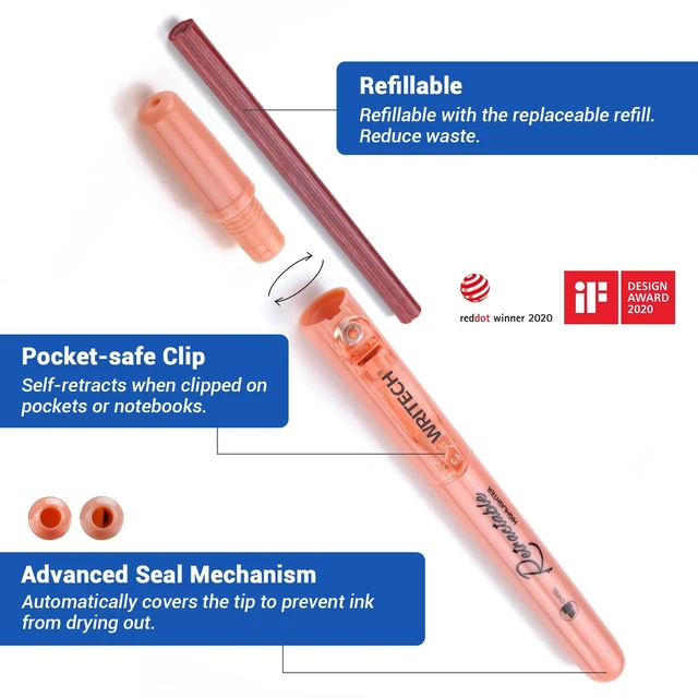 Alt view image 3 of 7 - Retractable Highlighters Assorted Colors: Chisel Tip Click Aesthetic Highlighter Marker Pens Pack Multi Colored Ink No Bleed Smear for Highlighting Journaling (12ct Mild+Vintage)