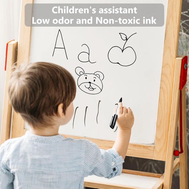 Alt view image 6 of 6 - Black Dry Erase Markers Fine Tip, 216 Pack, 1-2mm Line, Low Odor Easily Erases, for Whiteboards & Non-Porous Surface, Ideal for Classroom, Office, Home, Teacher Supplies, Back to School