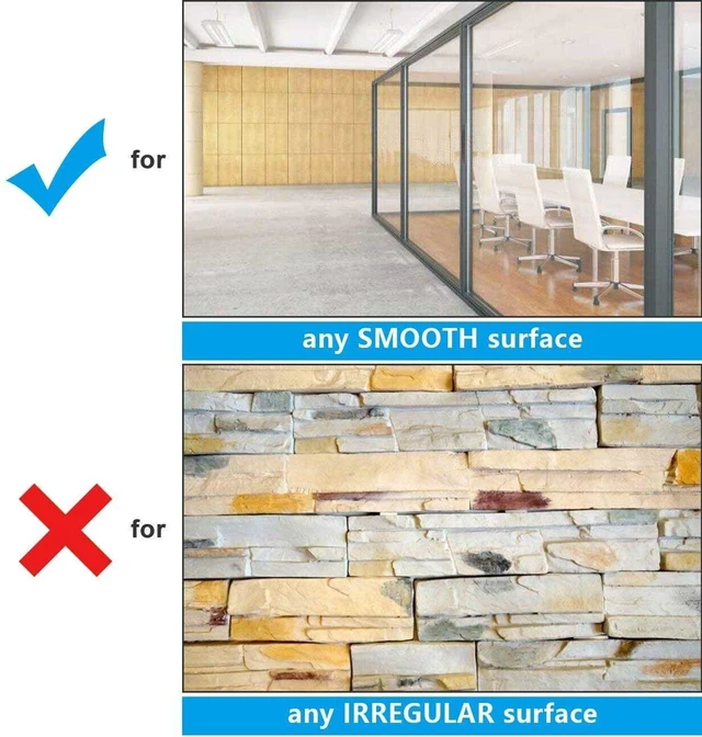 Alt view image 4 of 7 - Dry Erase Board Sticker, 48 x 36 inches White Board Wallpaper, Dry Erase Sticker for Wall, 4' x 3' Peel and Stick Whiteboard Contact Paper, Adhesive Whiteboard Roll, No Ghost, 3 Markers WS23