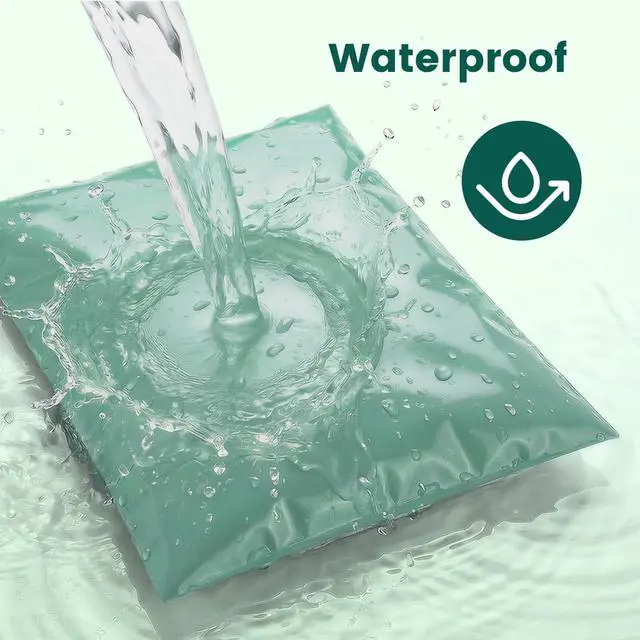 Alt view image 4 of 7 - Bulk Poly Mailers 14.5x19 400 Pack, Self Seal Large Shipping Bags Heavy Duty Thick Waterproof Tear-resistant Mailing Envelopes, Packaging Bags for Clothing, Small Business, Grayed Jade Green