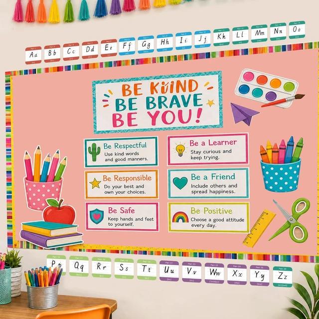 Alt view image 3 of 4 - Pink Bulletin Board Roll 4x15ft, Non-Woven Fabric for Classroom Self-healing,Pinhole & tear-resistant,Easy to cut & reusable backdrop for schools,Offices & creative projects