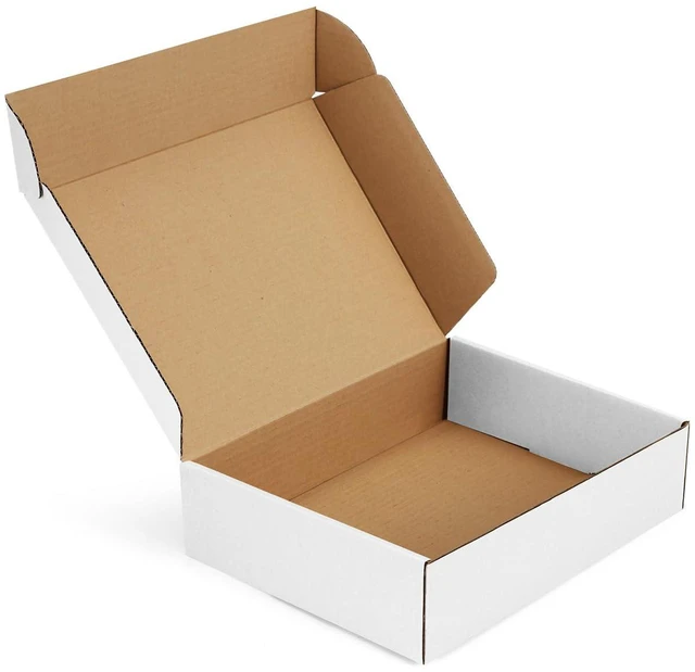 Main image of Shipping-Boxes-12x9x3 Inches: 22 Pack-Cardboard-Boxes-for-Packaging, White-Shipping-Boxes-for-Packing-Small-Business, Corrugated Box Mailers for Book Shoes Gift Mailing