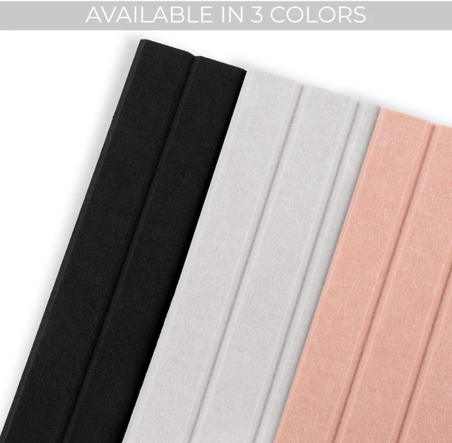 Alt view image 7 of 7 - Large Arched Felt Bulletin Board - 6 Customizable Adhesive Tiles with Pins Stylish 35" X 24" Cork Board Alternative for Office and Wall Decor - Perfect to Display Your Photos