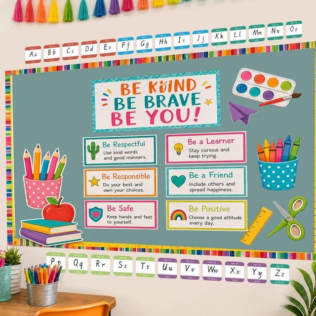 Alt view image 3 of 4 - 4x15ft Sage Green Non-Woven Bulletin Board Roll for Classroom Auto-rebound fibersflexible DIY sizesReusable seasonal bulletin board paper for classroom, home and office walls