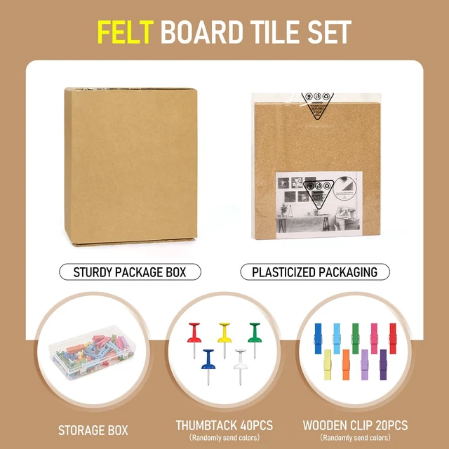 Alt view image 3 of 7 - Cork Board Tiles - 8 Packs Adhesive Corkboards for Wall,Small Cork Board Decorations, CorkBoard Squares, Cork Sheet Decorative CorkBoard for Office, School & Home