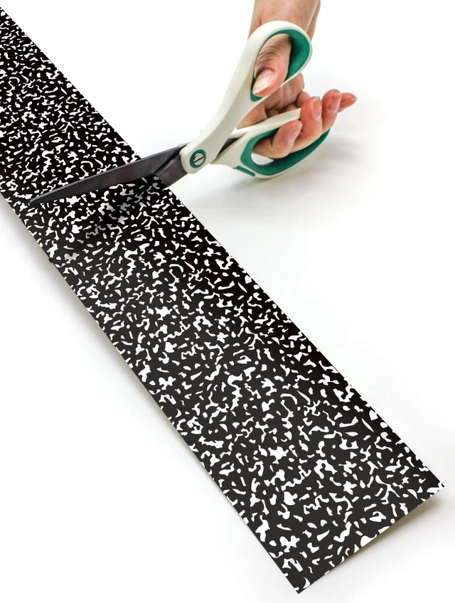 Alt view image 3 of 7 - Composition Straight Rolled Border Trim - 50ft - Decorate Bulletin Boards, Walls, Desks, Windows, Doors, Lockers, Schools, Classrooms, Homeschool & Offices