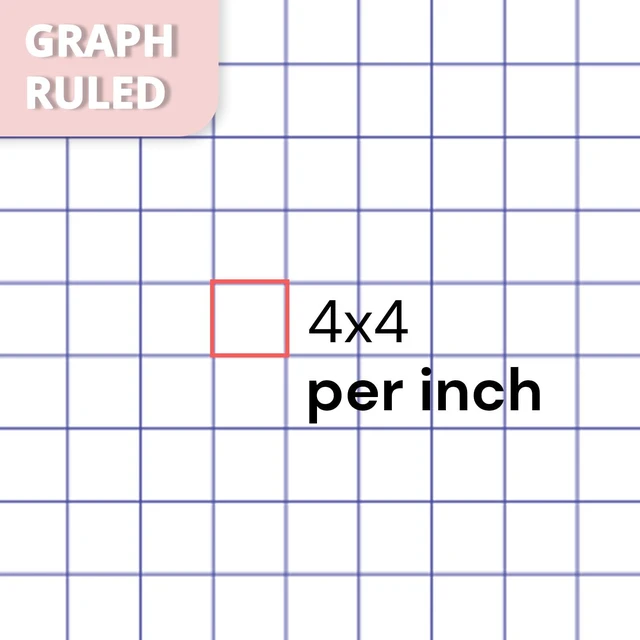 Alt view image 4 of 7 - 1 Subject Graph Paper Spiral Notebook, 200 Pages 100 Sheets, 9 x 11 in, Waterproof Plastic Cover, Durable, 3-Hole Punched, Divider, Double-Sided Pocket: Amazon.com