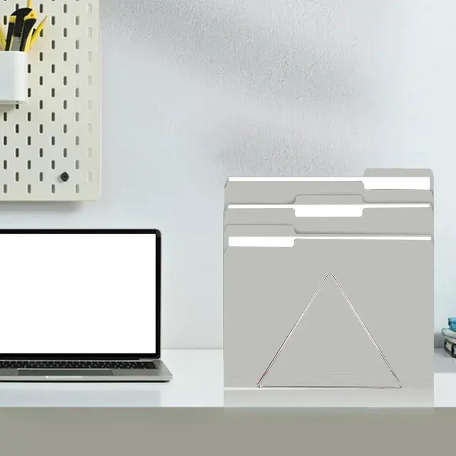 Alt view image 7 of 7 - File Folder, 150 Pack 1/3 Cut Tab File Folders Letter Size, Grey, Folders with Tab, Great for Organizing and Easy File Storage
