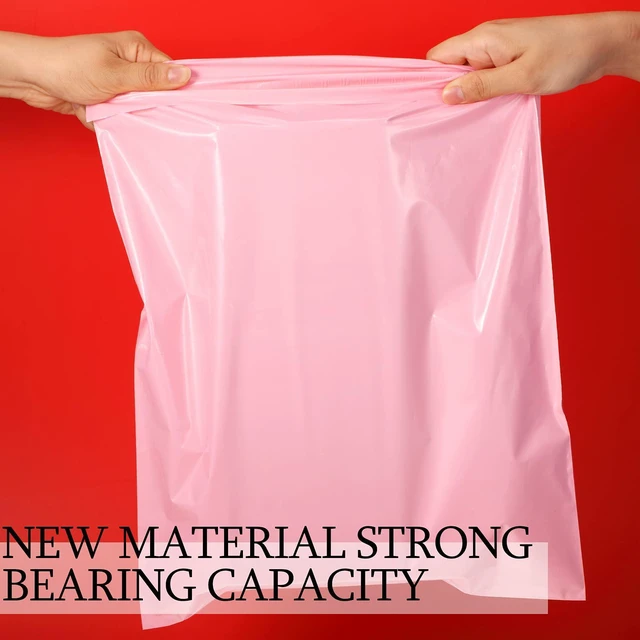 Alt view image 6 of 7 - 120 Pcs Poly Mailer Envelope 4 Sizes Shipping Bags,Pink Self Adhesive Clasp Envelope Self Adhesive Tear Proof Mailing Covers,13 x 17 In, 15 x 20 In, 16 x 22 In, 18 x 24 In