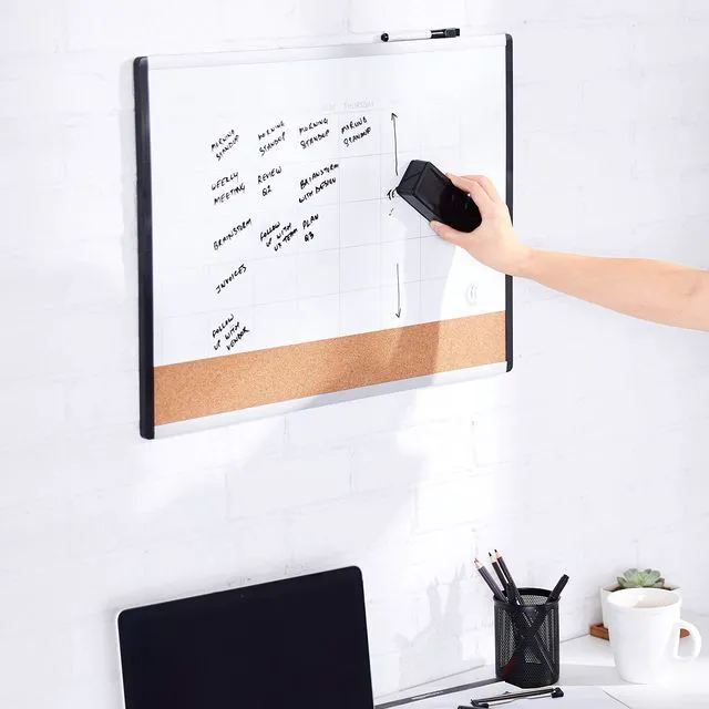 Alt view image 5 of 5 - Dry-Erase Whiteboard Erasers with Soft Pile, for School, Office, Home, and Classroom, Black, 8-Pack
