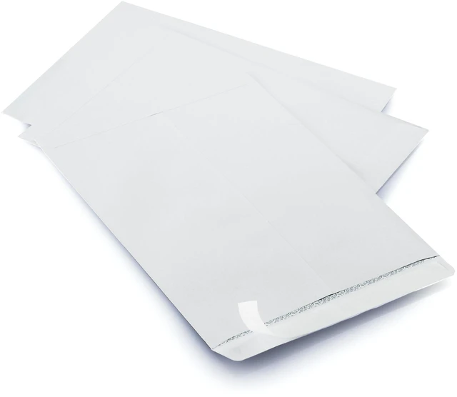 Alt view image 4 of 7 - 9 x 12 Self-Seal Security White Envelopes 9x12 Large Envelopes 100ct White, Security Tint, Self-Seal Closure, 28 LB Paper, Fits 8.5 x 11 Documents, 100 Count