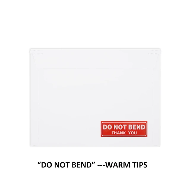 Alt view image 3 of 5 - 50 Pack Rigid Mailers 9.5x12.5 inch, Self Seal Photo Document Mailers Stay Flat White Cardboard Shipping Envelopes Photography Mailers for Document, Photos, Papers, Files, CD