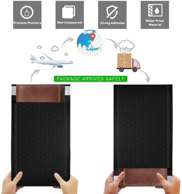 Alt view image 7 of 7 - 105 Pack Bubble Mailers 4x8inch Padded Envelopes Thin Mailing Envelopes Waterproof Bubble Opaque Padded Mailers Self Seal Adhesive Shipping Bags for Mailing Jewelry Makeup Small Business