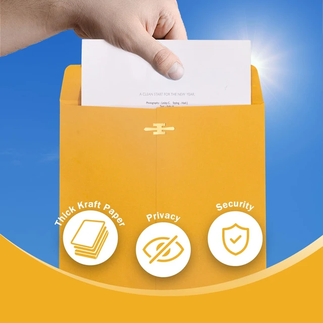 Alt view image 4 of 7 - Yellow Manila Clasp Envelopes, 6x9, 200 Pack